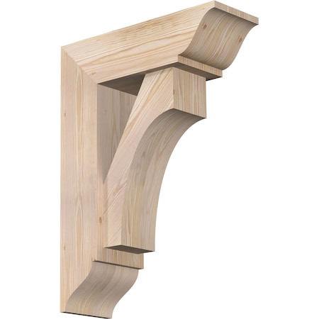 Ekena Millwork Westlake Traditional Smooth Bracket w/ Offset Brace, Douglas Fir, 7 1/2"W x 22"D x 30"H BKT0806X22X30WTL01SDF
